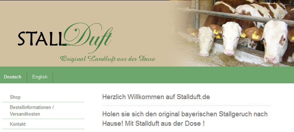 Stallduft aus der Dose